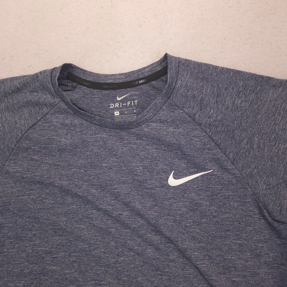 Nike Casual Crew Neck Graphic Short Sleeve T Shirt Mens Size Medium M Blue 16296
